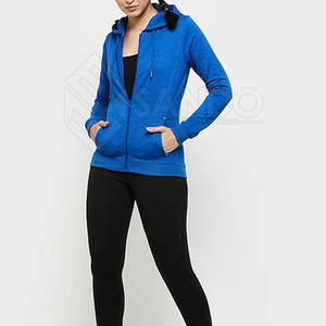 Cotton Polyester Made Women <b>Zipper</b> Hoodie Quick Dry Women <b>Zipper</b> Hoodie Long Sleeves Women <b>Zipper</b> Hoodie <b>For</b> <b>Sale</b> - Product Image 4