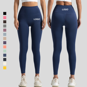 OEM Vente en gros Leggings taille haute personnalisés pour femmes Pantalon de yoga à séchage rapide pour adultes Entraînement sportif avec motif solide - Product Image 1