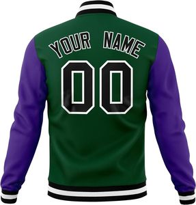 Veste universitaire personnalisée Veste de baseball Letterman pour hommes Veste universitaire brodée à impression personnalisée Fournisseur en gros - Product Image 6