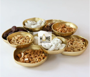 Décoration de feuilles bols en métal à joint grands bols de service en métal décoratifs pour la maison bols en or antiques modernes aux prix de grossiste - Product Image 6