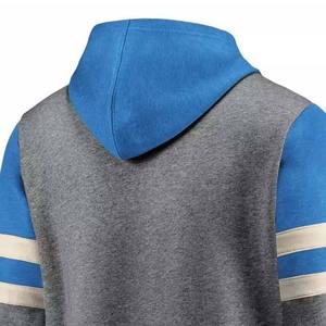 Haute qualité surdimensionné mode 2023 Logo personnalisé couleur Pure sweats à capuche à manches longues pour hommes grande taille - Product Image 4