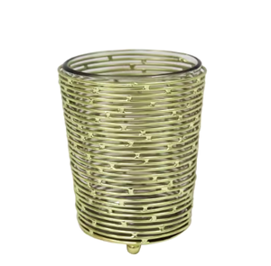 Vela votiva negra dorada de primera calidad, diseño grabado, superventas, iluminación navideña festiva para oficina en casa, elemento decorativo para el hogar - Product Image 5