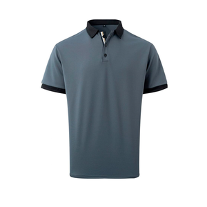 Camiseta de polo de algodón y poliéster para hombre más vendida, camiseta de lona con patrón sólido de alta calidad con estilo - Product Image 1