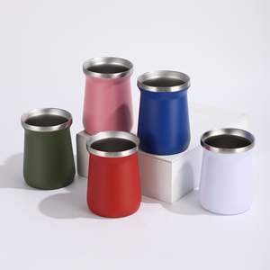 Oem Groothandel Op Maat Geïsoleerde Tuimelen Yerba Mate Theekop Met Stro Tuimelaar Dubbelwandig Aangepast Logo - Product Image 3