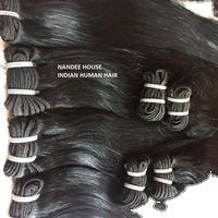 Nandee House Wholesale 100% Virgin Remy Indian Hair Double Weft Wavy Hot <b>Sale</b> Human Raw Wave Hair Bundles with Lace Closure - Product Image 4