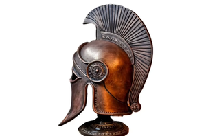 Rey Medieval Leonidas griego espartano romano casco Guerrero disfraz hombres Sparta 300 película armadura disfraz casco - Product Image 4