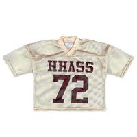 Camiseta extragrande para hombre, camiseta de malla, camiseta de fútbol americano, uniforme de fútbol americano a la moda personalizado, venta al por mayor