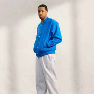 Chaqueta universitaria de lana cómoda de alta calidad con cuello levantado elegante para ropa informal de invierno y trajes de equipo - Product Image 4