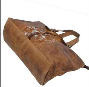 Bolso Bandolera de Cuero Genuino Estilo Vintage para Mujer, Diseño Azteca Occidental, con Bordado de Plumas, Cierre de Cremallera Impermeable, Casual - Product Image 2