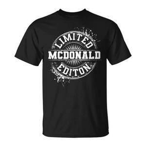T-shirt McDonald Surname Family Tree Reunion édition limitée - Product Image 1