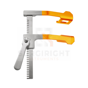 Esparcidores de costillas Finochietto, hecho a medida, medio oro, acero inoxidable alemán, ajuste Manual, construcción de Metal de Surgiright - Product Image 5