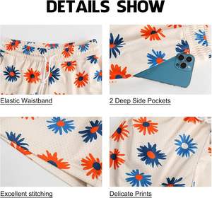 Shorts de course respirants pour hommes d'été, couleur unie, motif ondulé, cordon de serrage, ample, séchage rapide, sport de gym, antibactérien, anti-UV, grande taille - Product Image 5