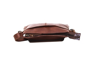 Riñonera de cuero para mujer, cierre de cremallera, bandolera - Product Image 5