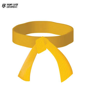 Venta al por mayor logotipo personalizado y bordado Taekwondo Karate cinturón de alta calidad 100% algodón cómodo cinturón - Product Image 5