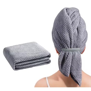 ผ้าขนหนูโพกผม DAFNI BIG PAZAR พร้อมหมวกคลุมผมแบบยืดหยุ่น ผลิตจากผ้าเทอร์รี่ทอ 100% คอตตอน แห้งเร็ว น้ำหนักปานกลาง 180 กรัม/ตร.ม. กว้าง 120 นิ้ว - Product Image 1