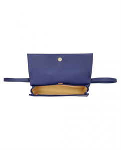 2025คลัทช์หนังแท้นิ่มสำหรับผู้หญิงกระเป๋าคลัทช์สีฟ้ากันน้ำเลือกโลโก้ได้ตามต้องการ - Product Image 5