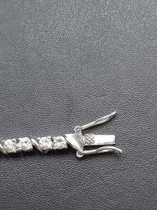 Pulsera de Tenis de Plata de Ley 925 al por Mayor con Circonita Tallada, Chapada en Oro, Diseño Moderno y Elegante, Regalos para Compromisos - Product Image 4