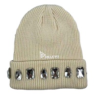 Gorros de Punto de Color Sólido de Alta Calidad de 180 g/m² con Bordado 3D, Unisex, para Otoño e Invierno, Cálidos para Exteriores, Precio Económico, Venta al Por Mayor