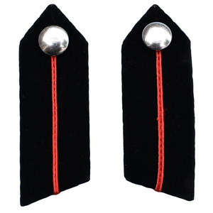 Gorget de service des pompiers à dos uni avec fils à bullion, fait sur mesure, pour chapelleins et généraux, style vintage, brodé, GORGET - Product Image 1