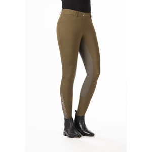 Última técnica de tela mezcla de tamaños de cuero inteligente Ropa ecuestre Pantalones de equitación Jodhpur para mujer - Product Image 5