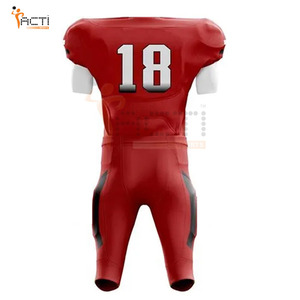 Uniforme de fútbol americano de alta calidad y bajo precio hecho de 100% poliéster, uniforme de fútbol americano - Product Image 2
