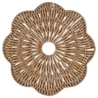 Nouveau Set de Table Artisanal en Corde de Rotin Écologique 2025 – Décoration de Table Moderne pour Événements Haut de Gamme, Taille Personnalisable