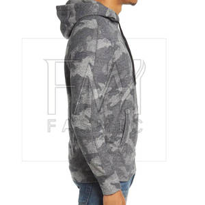 Men's 100% Cotton Drop-Shoulder Hoodie Breathable Solid Pattern Plain Dyed Fleece Fabric Customizable <b>Winter</b> <b>Coat</b> <b>Hooded</b> Collar - Product Image 2