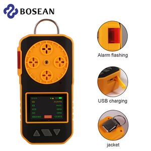 Bosean प्राकृतिक प्रसार बहु गैस मॉनिटर बहु गैस डिटेक्टर <span class=keywords><strong>CO2</strong></span> <span class=keywords><strong>O2</strong></span> H2S सह - Product Image 2