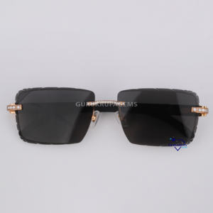 Lunettes de soleil en diamant Moissanite pour hommes et femmes, sans monture, dégradées, tendance, de haute qualité, vente en gros - Product Image 2