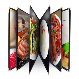 ปกเมนูหนัง PU ใส DIVRIS DRL-120-12 12 ช่อง พร้อมหน้าต่าง PVC สำหรับร้านอาหาร  ขนาดสั่งทำได้ ทนทาน ใช้งานได้นาน หลายขนาด - Product Image 6