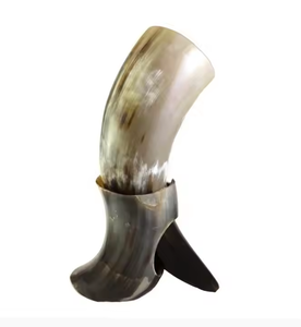 Chope à bière en corne de buffle disponible pour la vente en gros, fabrication artisanale de haute qualité, prix de gros par Tradebit - Product Image 2