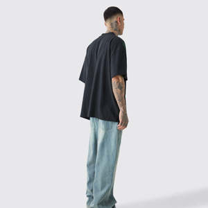 Camisetas Secado rápido Patrón sólido 100% Algodón Manga corta Camisa en blanco Color personalizado - Product Image 3