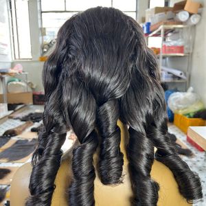 Peluca de Cabello Humano Rizado y Elástico Vietnamita Virgen, Sin Procesar, Ajuste Personalizado para Mujeres Negras, 100% Sin Procesar, Decoloración DD 613, Venta al por Mayor de Fábrica - Product Image 1