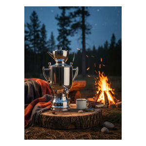 Samovar électrique professionnel en acier inoxydable de 8 litres, 2500 W, urne à thé isotherme - Product Image 1