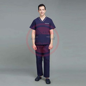 Alta Calidad Personalizado Hombres Enfermera Scrub Set Venta al por mayor médico Scrubs - Product Image 4