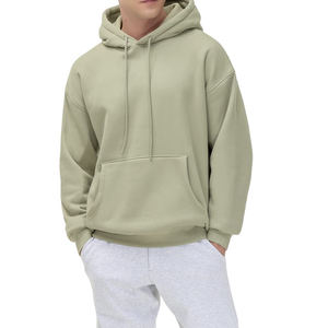 Sweats à capuche en coton de haute qualité personnalisés 320 g/m², poids lourd, vente en gros, basiques vierges, sweats à capuche en molleton personnalisés, sweats à capuche surdimensionnés pour hommes - Product Image 1