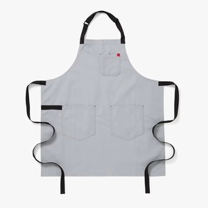 Delantal de Peto sin Mangas de Algodón Resistente al Aceite para Cafetería, Tienda de Té con Leche, Cocina Casera y Jardinería - Product Image 1