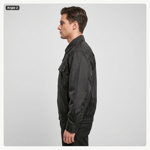 Chaqueta Cortavientos de Algodón Personalizada OEM para Guardias de Seguridad, Conjunto de Ropa de Trabajo para Otoño/Primavera - Product Image 3