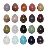 Lot de Pierres de Kegel en Quartz Rose Naturel et Jade, Perforées, pour Soin Pelvien Féminin