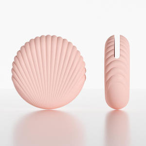 Cross-border Best-selling Silicone Beauty Blender <b>Storage</b> Bag Shell-shaped Dust-proof Breathable Puff Holder Portable Waterproof - Product Image 5