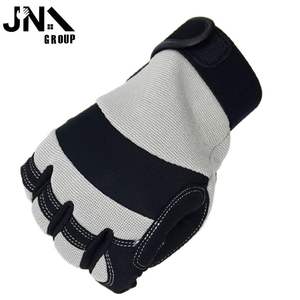 Guantes de mecánico de cuero sintético antiestático personalizados para trabajo de seguridad mecánica de montaje automotriz con color personalizado - Product Image 1