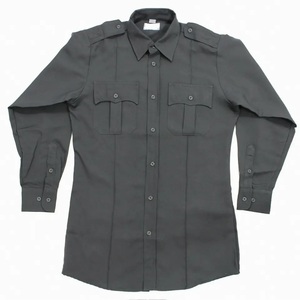 Mùa Hè Mùa Dài Tay Áo Sơ Mi An Ninh Đồng Phục An Ninh Đồng Phục Màu Sắc Rắn Logo Tùy Chỉnh An Ninh Bảo Vệ Đồng Phục Áo Sơ Mi - Product Image 4