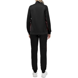 Survêtements personnalisés pour femmes, coupe régulière, grande taille, ensemble deux pièces, imprimé, streetwear décontracté, couleur unie, polyester/coton - Product Image 2