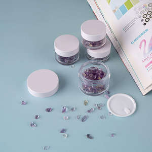 Envase Redondo Transparente de Boca Ancha a Prueba de Fugas, Tarro de Plástico ABS para Cosméticos, Tapa para Crema Facial, Aceite, Ungüento, 10g 15g 30g - Product Image 2