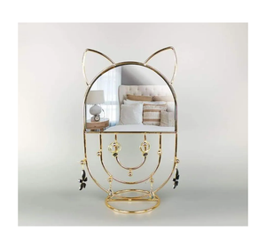 ขาตั้งเครื่องประดับทองเหลืองสุดสร้างสรรค์พร้อมแท่นวางต่างหูฐานหินอ่อน - Product Image 6