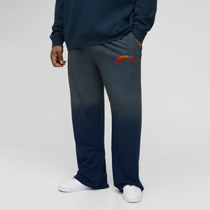 Vente en gros de pantalons surdimensionnés pour hommes 100% coton DTG personnalisé logo imprimé avec poches cargo latérales pantalon de survêtement pour homme lavé au soleil - Product Image 4