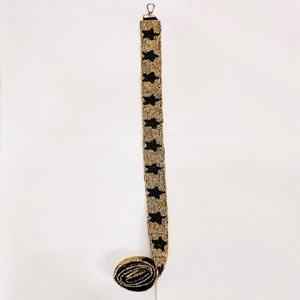 Correa de bolso con cuentas de último diseño personalizado, correa hecha a mano con bordado de estrellas, patrón de estrella exclusivo - Product Image 6