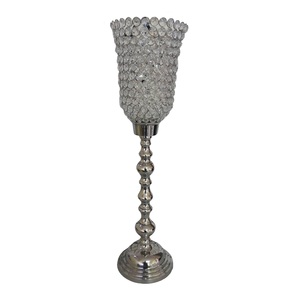 Lot de 2 bougeoirs en métal finition argent antique bougeoir pour décoration de Noël votive à qualité durable - Product Image 5