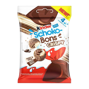 Kinder Schoko Bons Crispy 67.2g Contiene Aceite de Palma y Aceite de Girasol con Alto Contenido de Ácido Oleico para Mayor Estabilidad y Mantenimiento de la Textura - Product Image 1