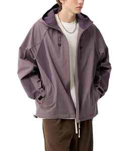 Chaquetas Soft-Shell para Hombre para Invierno, Trabajo y Deportes, Impermeables, de Longitud Regular, con Cuello Alto y Logotipo Frontal, para Senderismo al Aire Libre - Product Image 2